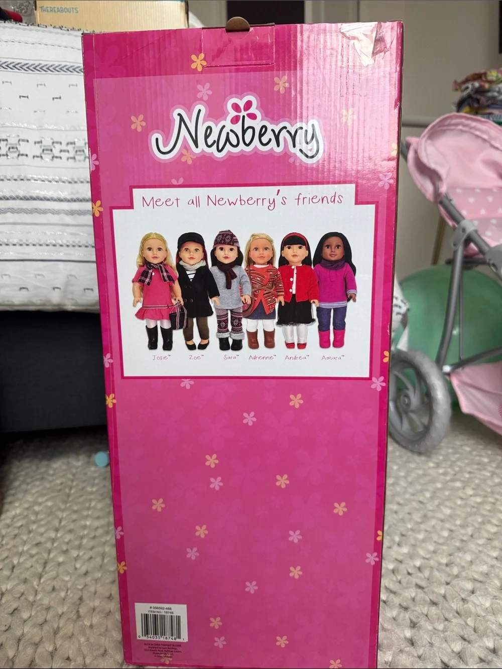 NIB Newberry Sara 18” Doll Brunette Winter Outfit Rare Discontinued